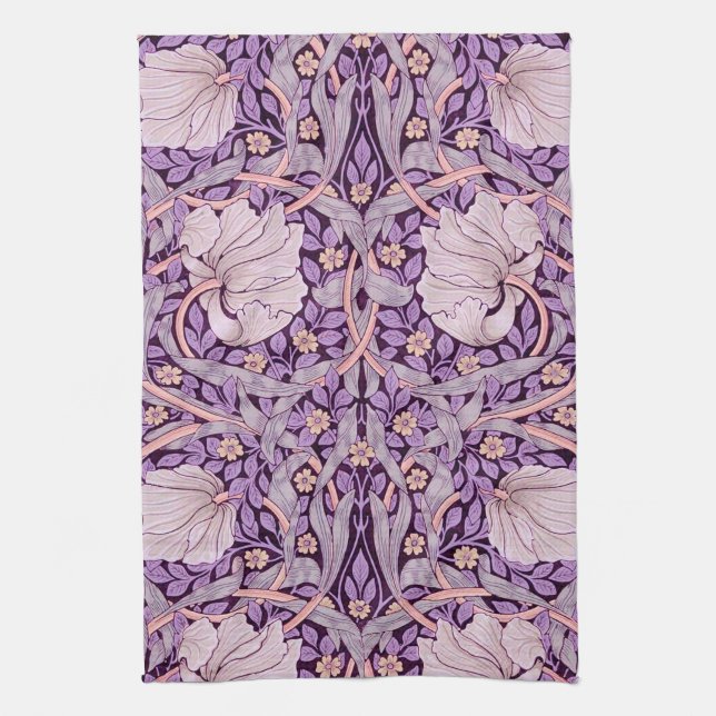 Paño De Cocina Pimpernel Purple, William Morris (Vertical)