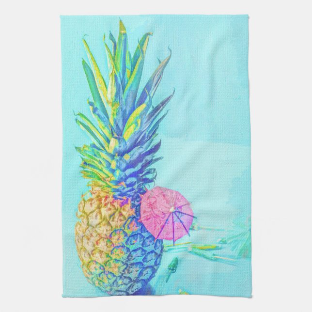 Paño De Cocina Piña Tropical (Vertical)