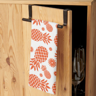 Paño De Cocina Piña y margarita con estampado tropical