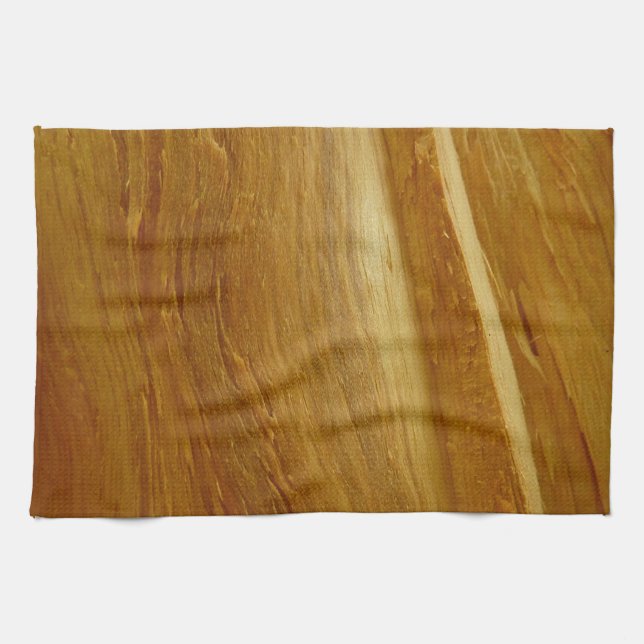Paño De Cocina Pine Wood II Faux Wooden Textura (Horizontal)