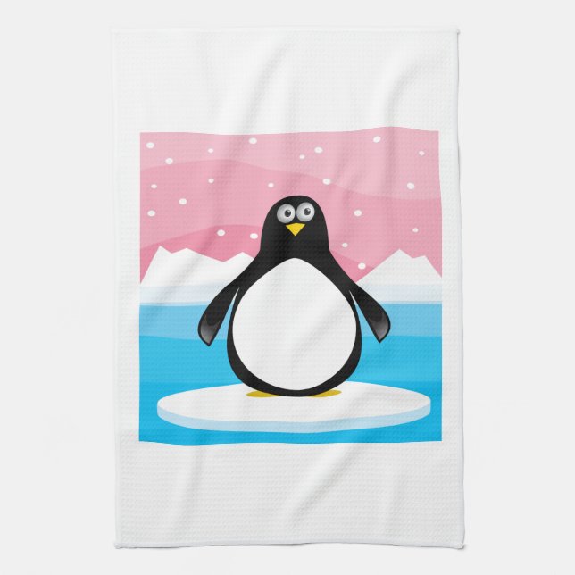 Paño De Cocina Pingüino (Vertical)