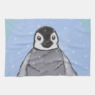 Paño De Cocina Pingüino del bebé