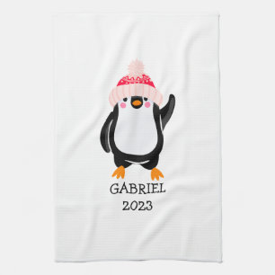 Paño De Cocina Pingüino Navidades burdos y personalizados en Gorr