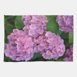 Paño De Cocina Pink Hortensia hidrangea flores