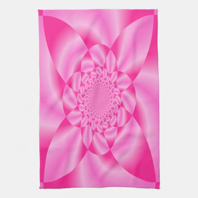 Paño De Cocina Pink Leaf Petal (Vertical)