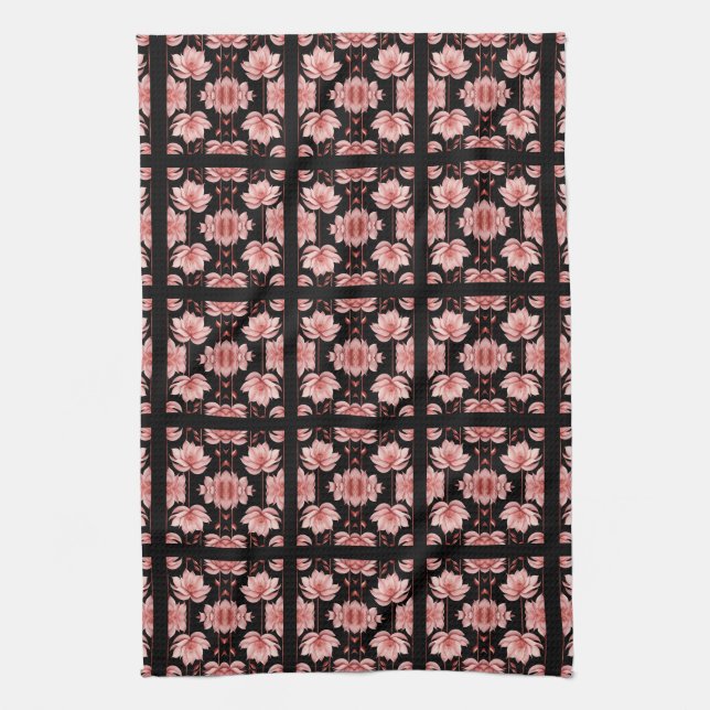 Paño De Cocina Pink Lotus Classic (Vertical)
