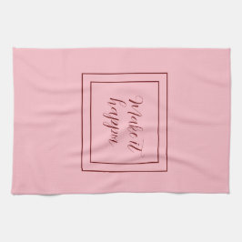 Paño De Cocina Pink Make It Shine