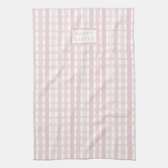 Paño De Cocina Pink Mix Plaid (Vertical)