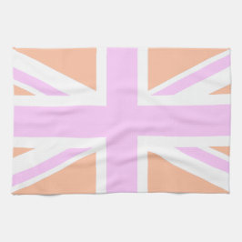 Paño De Cocina Pink & Naranja Bandera del Reino Unido / Union Jac