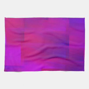Paño De Cocina Pink Purple Glitch Art Vaporwave Estético Analógic