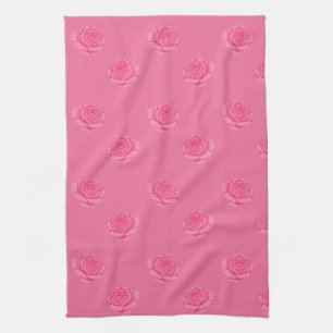Paño De Cocina Pink roses