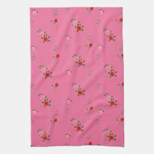 Paño De Cocina Pink roses