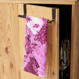 Paño De Cocina Pintadas falsas del patrón del montón de la flor r