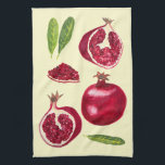 Paño De Cocina Pintado de color de agua de Pomegranates de otoño<br><div class="desc">Decore su cocina con esta divertida toalla de plato granada. ¡Hace un gran regalo para el boda o para el ama de casa! Siempre puedes añadir tu propio texto. Avísame si quieres hacer algo personalizado. Si lo compras, ¡gracias! Asegúrate de compartir una foto en Instagram de ella en acción y...</div>