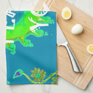 Paño De Cocina Pintar la paz con tu arte