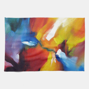 Paño De Cocina Pintura abstracta de expresionismo