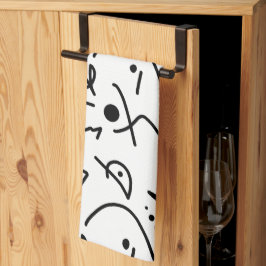 Paño De Cocina Pintura De Arte Resumen De Un Tipo