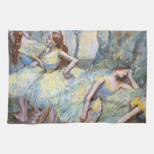 Paño De Cocina Pintura de bailarinas de arte Degas Ballet