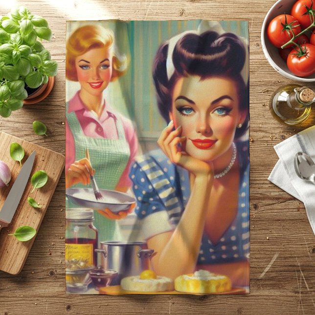 Paño De Cocina Pintura de cocina retro (Subido por el creador)