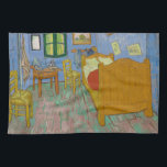 Paño De Cocina Pintura de dormitorio Vincent Van Gogh<br><div class="desc">Pintura de obra maestra Van Gogh - Esta pintura de Vincent van Gogh llamada The Bedroom es una pintura de su habitación de 1889,  en el Instituto de Arte de Chicago. Era su dormitorio en Arles,  Francia,  que decoró y creó este cuadro de su dormitorio.</div>
