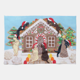 Paño De Cocina Pintura de los labradores de la casa del pan de je