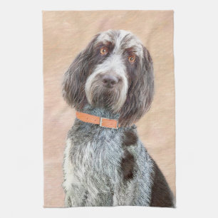 Paño De Cocina Pintura de Spinone Italiano - Arte de Perro Origin