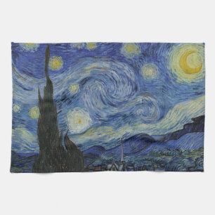 Paño De Cocina Pintura de Starry Night Vincent van Gogh