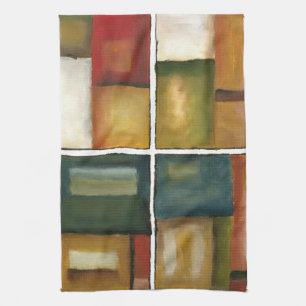 Paño De Cocina Pintura en cuatro paneles de Jennifer Goldberger