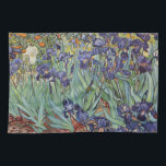 Paño De Cocina Pintura impresionista de Van Gogh Irises<br><div class="desc">Vincent Van Gogh Irises en Saint Remy - Irises de Vincent Van Gogh es un maravilloso cuadro impresionista de uno de los principales artistas impresionistas de todos los tiempos. El jardín del iris está lleno de color y emoción, a medida que los iris morados salen de sus tallos y hojas...</div>