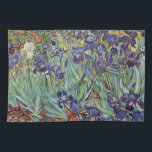 Paño De Cocina Pintura impresionista de Van Gogh Irises<br><div class="desc">Vincent Van Gogh Irises en Saint Remy - Irises de Vincent Van Gogh es un maravilloso cuadro impresionista de uno de los principales artistas impresionistas de todos los tiempos. El jardín del iris está lleno de color y emoción, a medida que los iris morados salen de sus tallos y hojas...</div>