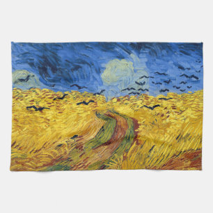 Paño De Cocina Pintura impresionista de Van Gogh Wheat Fields