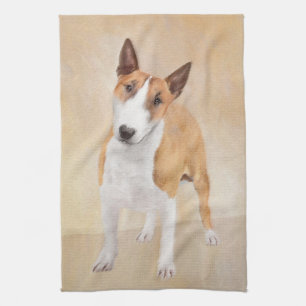Paño De Cocina Pintura Miniatura de Bull Terrier - Cute Original