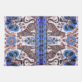 Paño De Cocina pintura simple de madhubani