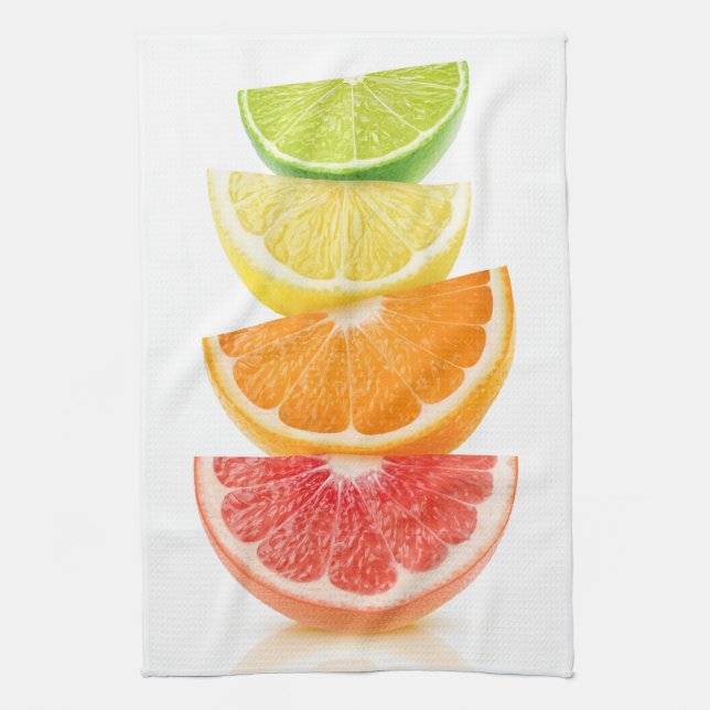 Paño De Cocina Pirámide de rodajas de cítricos (Vertical)