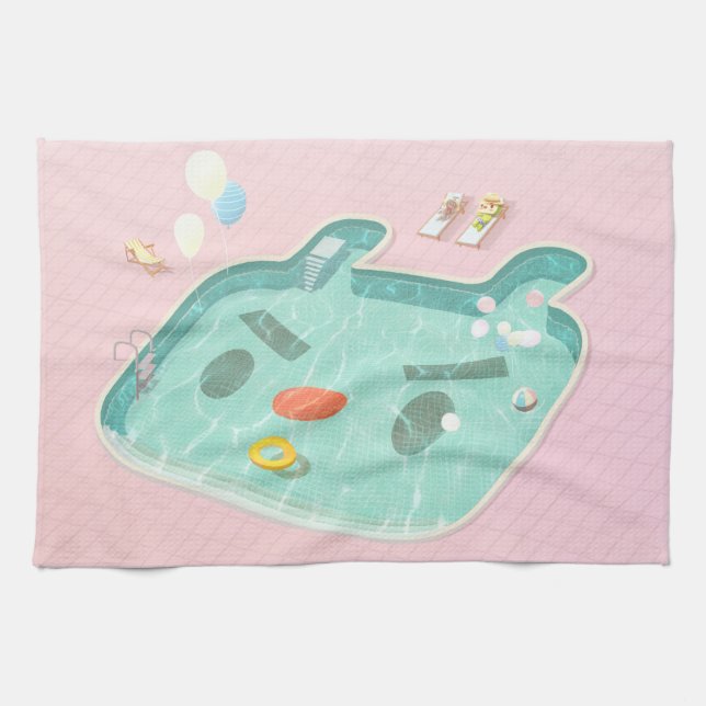Paño De Cocina Piscina (Horizontal)
