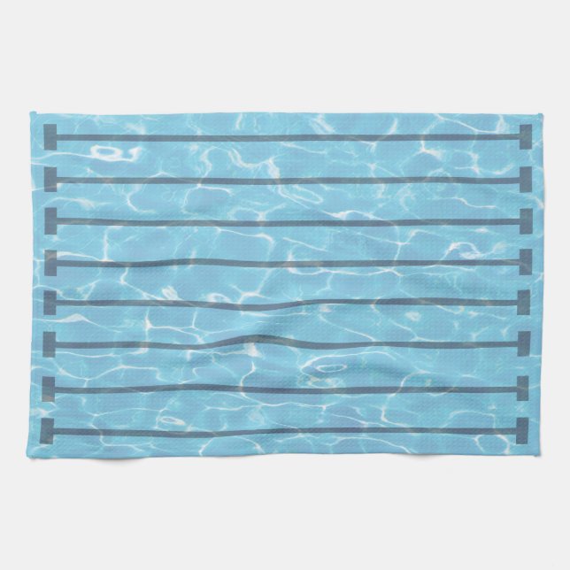 Paño De Cocina Piscina Para Nadadores (Horizontal)