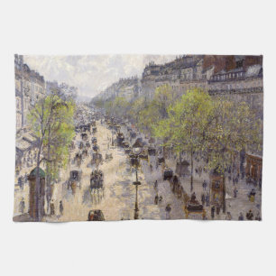 Paño De Cocina Pissarro - Boulevard Montmartre, primavera
