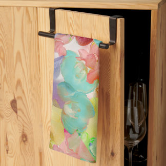 Paño De Cocina PixDezines Aloha 'Okika acuarela Verano Floral