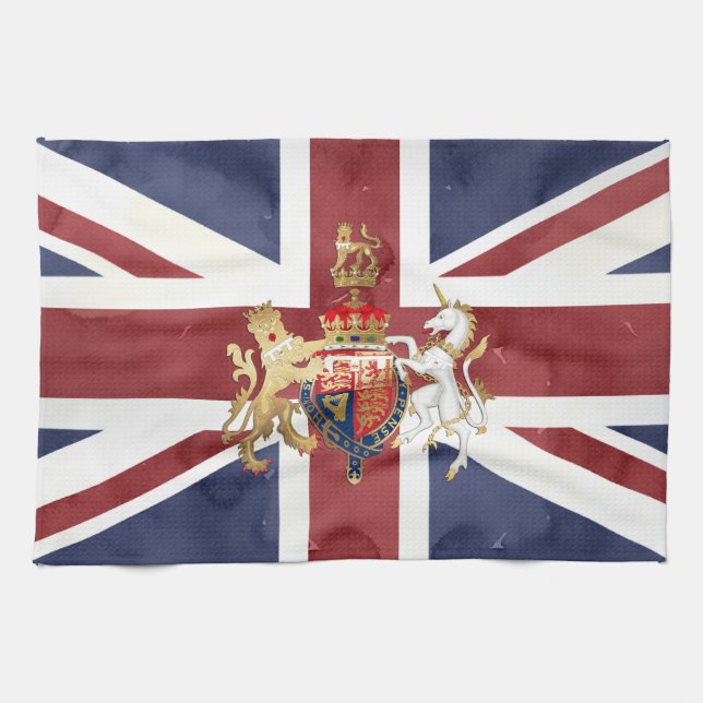 Paño De Cocina PIXDEZINES UNION JACK e INSIGNIA (Horizontal)