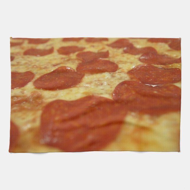 Paño De Cocina pizza de pepperoni (Horizontal)