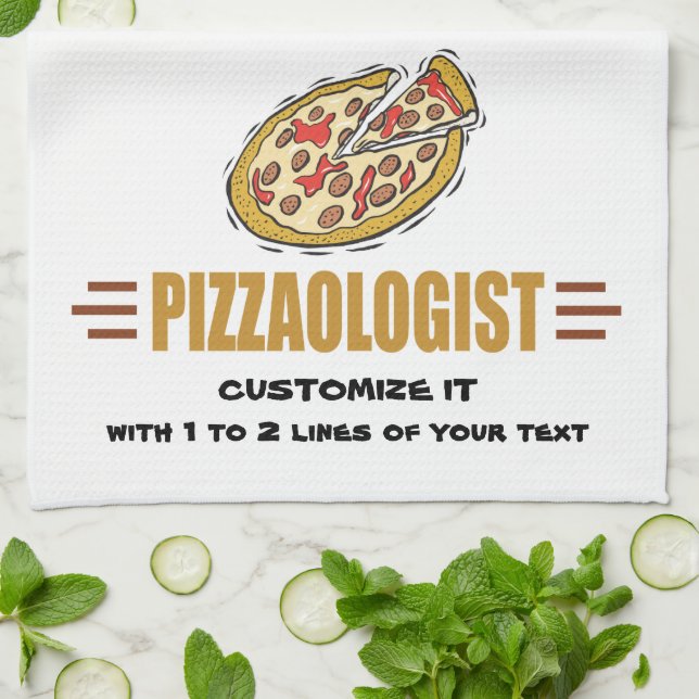 Paño De Cocina Pizza personalizada (Doblado)