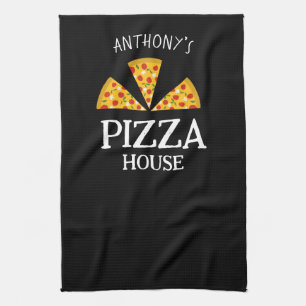 Paño De Cocina pizzería con nombre propio de cocina italiana
