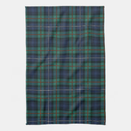 Paño De Cocina Plaid Clan Robertson Tartan Green Purple Check