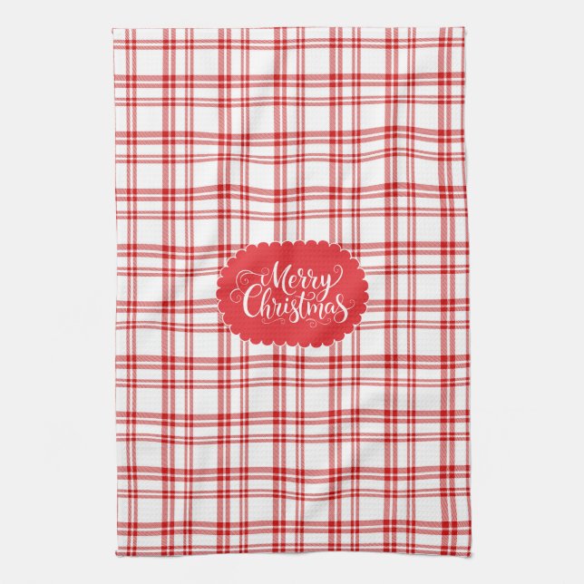 Paño De Cocina Plaid de Fiesta (Vertical)