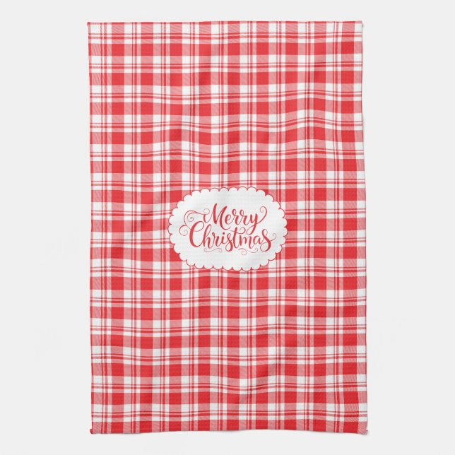 Paño De Cocina Plaid de Fiesta (Vertical)
