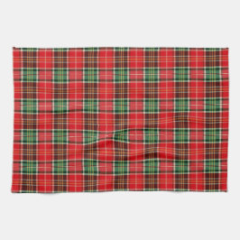 Paño De Cocina Plaid de Navidad Tradicional