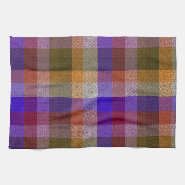 Paño De Cocina  Plaid Decorativo (Horizontal)