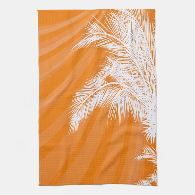Paño De Cocina Plam Trees Sunset (Vertical)