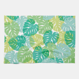 Paño De Cocina Planta de queso exótico: Monstera tropical