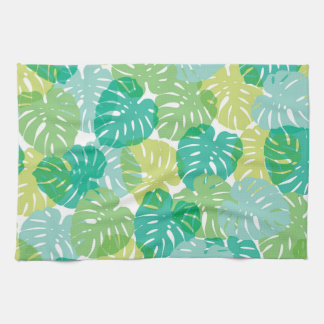 Paño De Cocina Planta de queso exótico: Monstera tropical